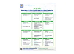 2025-2026 Passport Professional Development Calendar